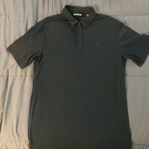 Travis Mathew black golf polo